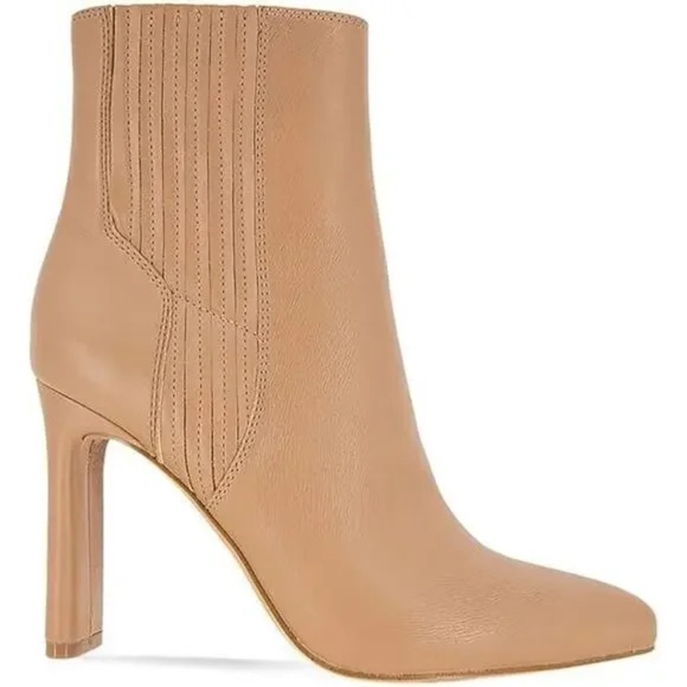 BCBGeneration Kalia Nude Ankle Booties Heels Size 8 - Picture 2 of 7